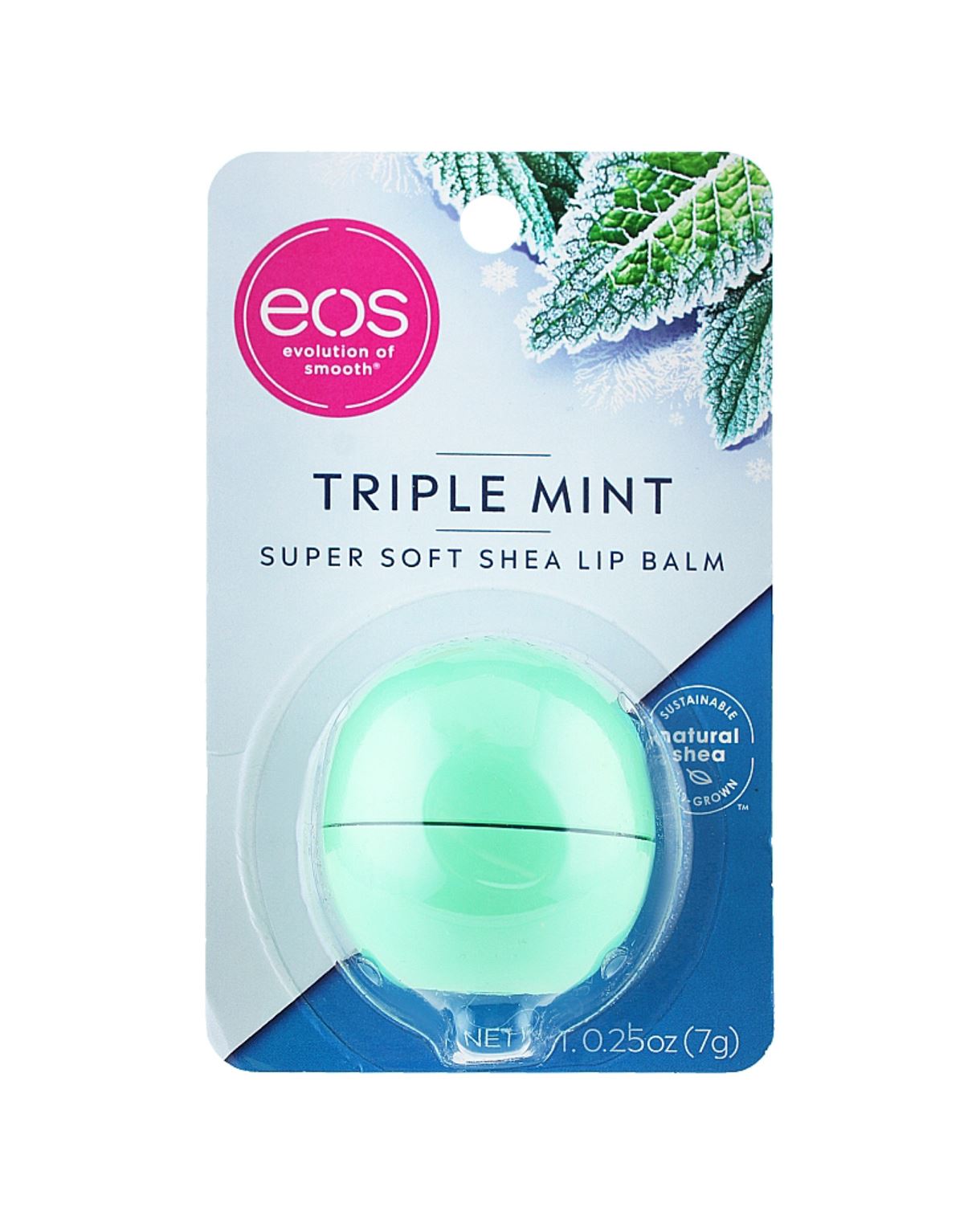 Бальзам для губ EOS - Triple Mint Super Soft Shea Lip Balm