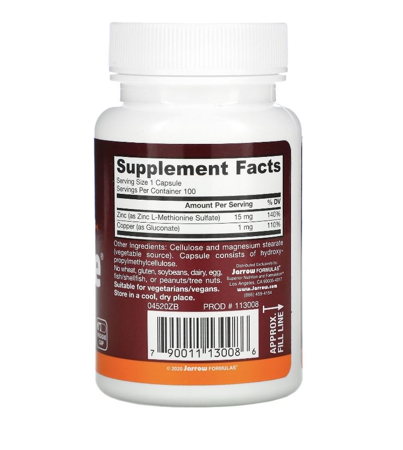 Zinc balance, 100 капсул