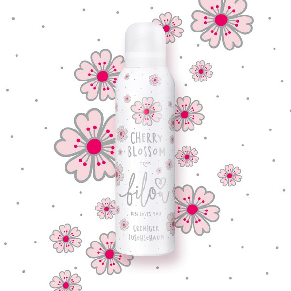 Пінка для душу Bilou Вишневий цвіт - CHERRY BLOSSOM (200ml)