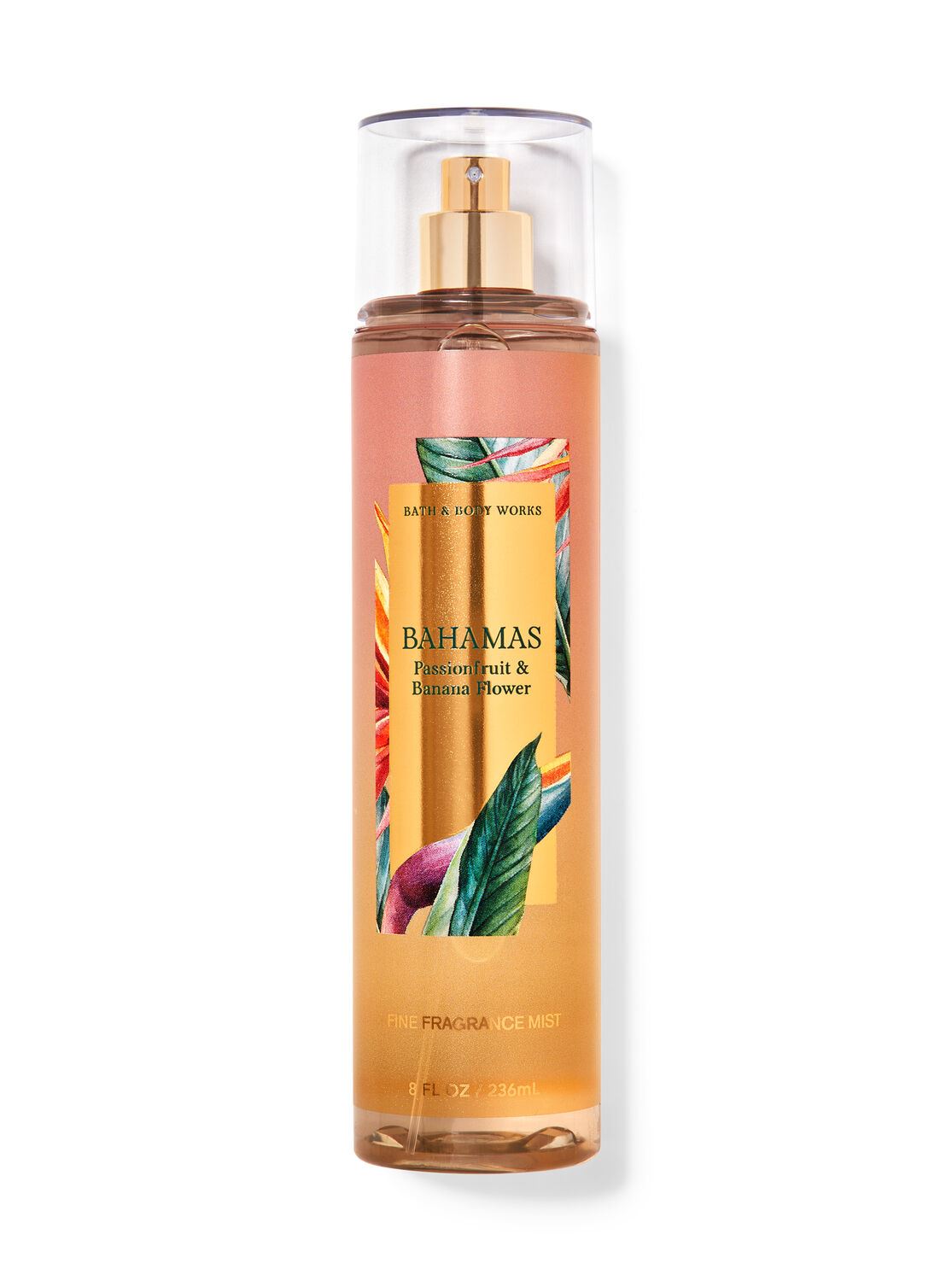 ПАРФУМОВАНИЙ СПРЕЙ ДЛЯ ТІЛА BAHAMAS PASSIONFRUIT & BANANA FLOWER BATH AND BODY WORKS 236ml