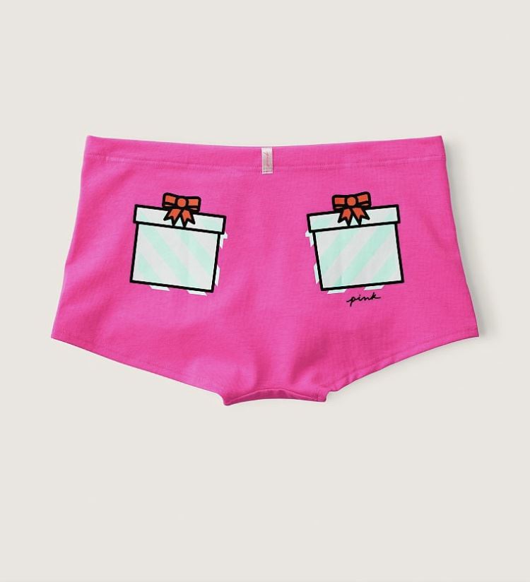 Трусики шортики Victoria’s Secret Pink - COTTON BOYSHORT UNDERWEAR