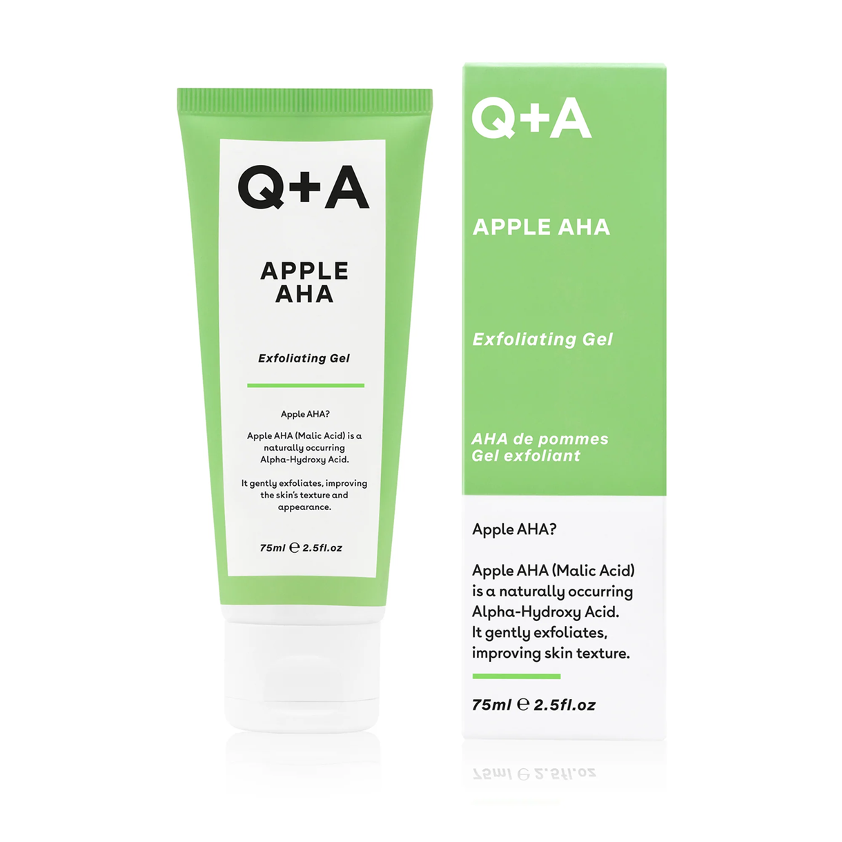 Відлущуючий гель з AHA кислотами Q+A - Apple AHA - Exfoliating Gel - 75ml