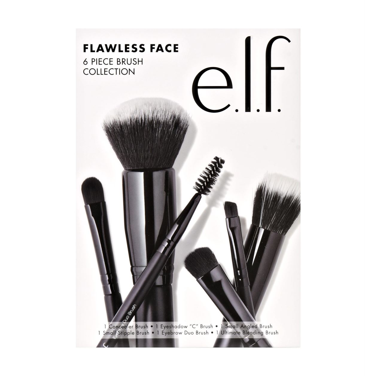 Набор из 6 кистей для макияжа E.l.F. Flawless Face