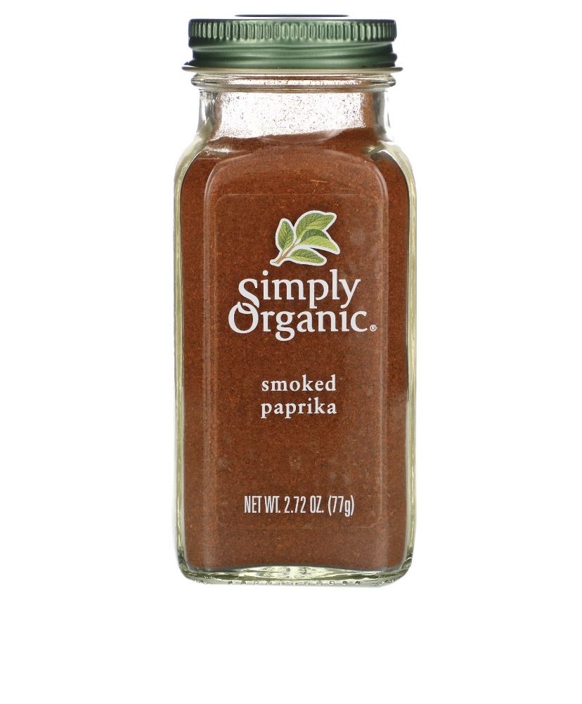 копчена паприка Smoked Paprika, Simply Organic, 77 г