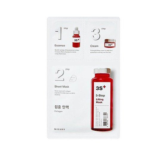 Ліфтингова маска для обличчя з колагенном Missha 3step Lifting Mask