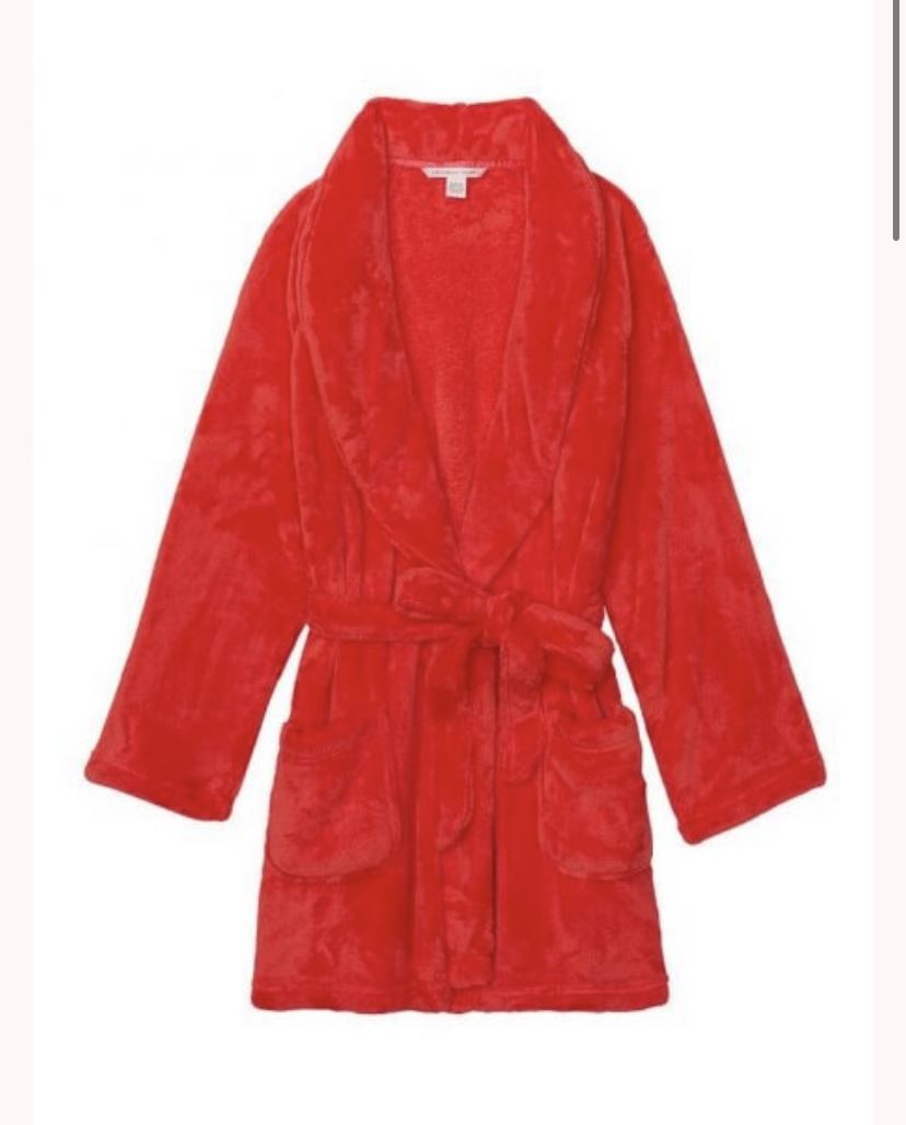 Халат Victoria’s Secret Cozy Push Robe Red
