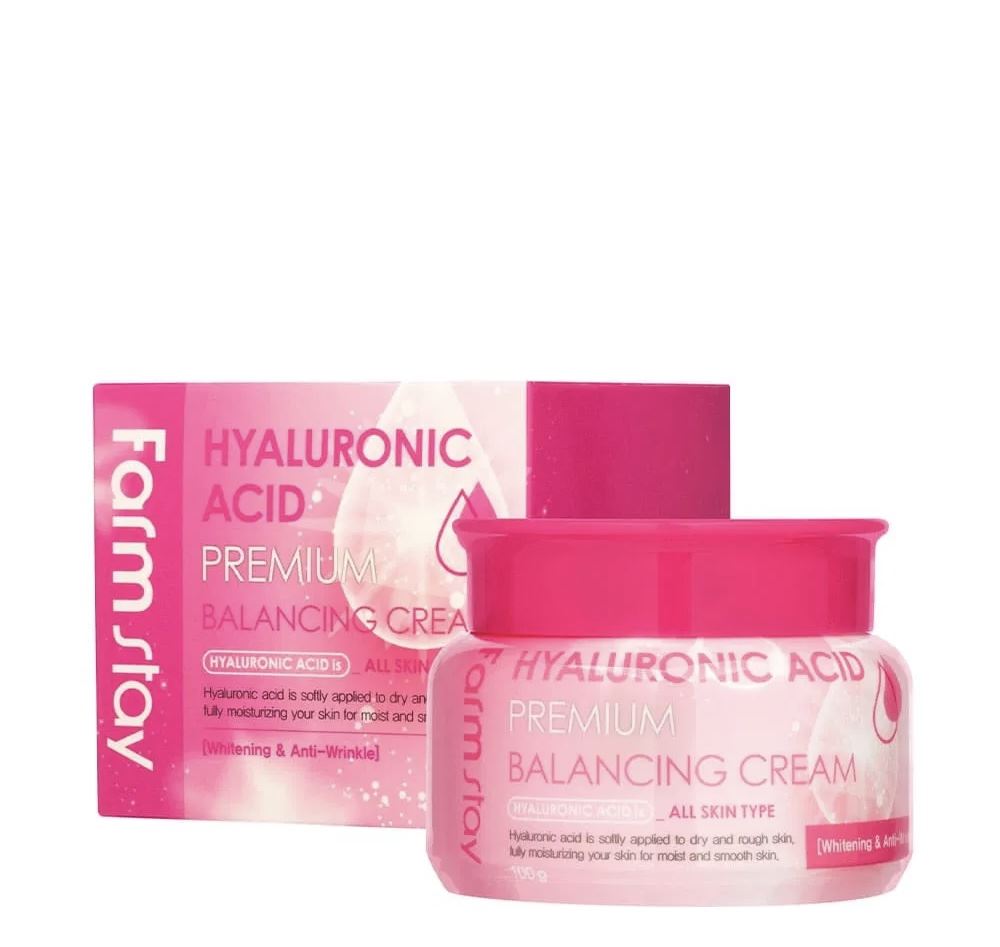 Балансуючий крем для обличчя з гіалуроновою кислотою FarmStay - Hyaluronic Acid Premium Balancing Cream