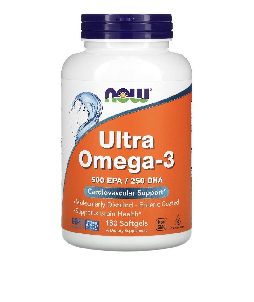 Ультра Омега -3 NOW Foods, 180 капсул