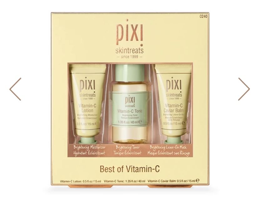 Набір Pixi Best  of Vitamin -c gift set нічна маска, тонік