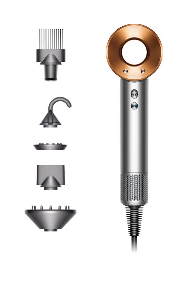 Фен Dyson HD07 Supersonic Nickel/Copper Gift Edition (411117-01)