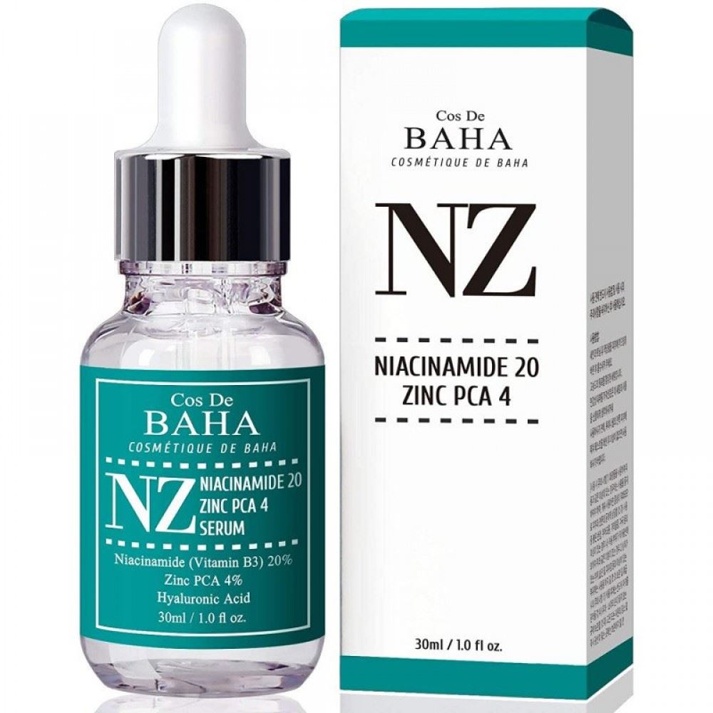 Cos De Baha Niacinamide 20% + Zinc 4% Serum Сироватка з ніацинамідом та цинком