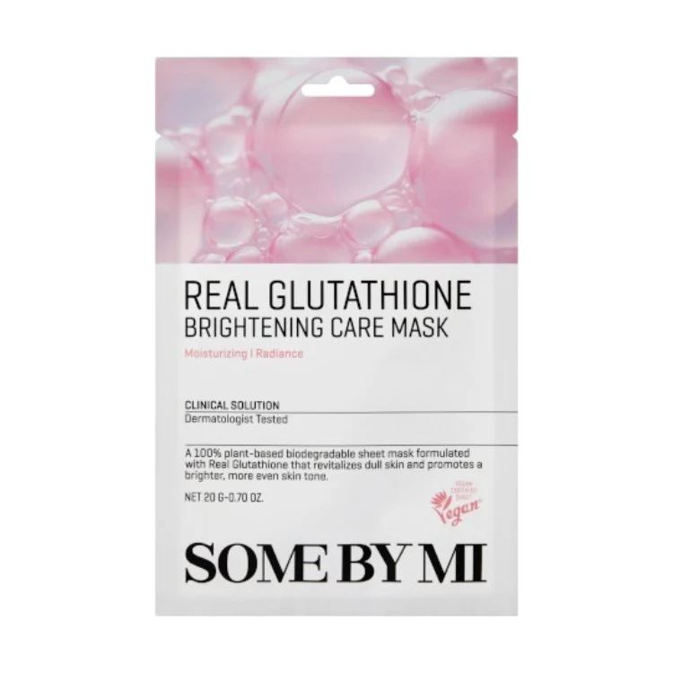 SOME BY MI Real Glutathione Brightening Care Mask - Маска для обличчя з глутатіоном для сяйва шкіри