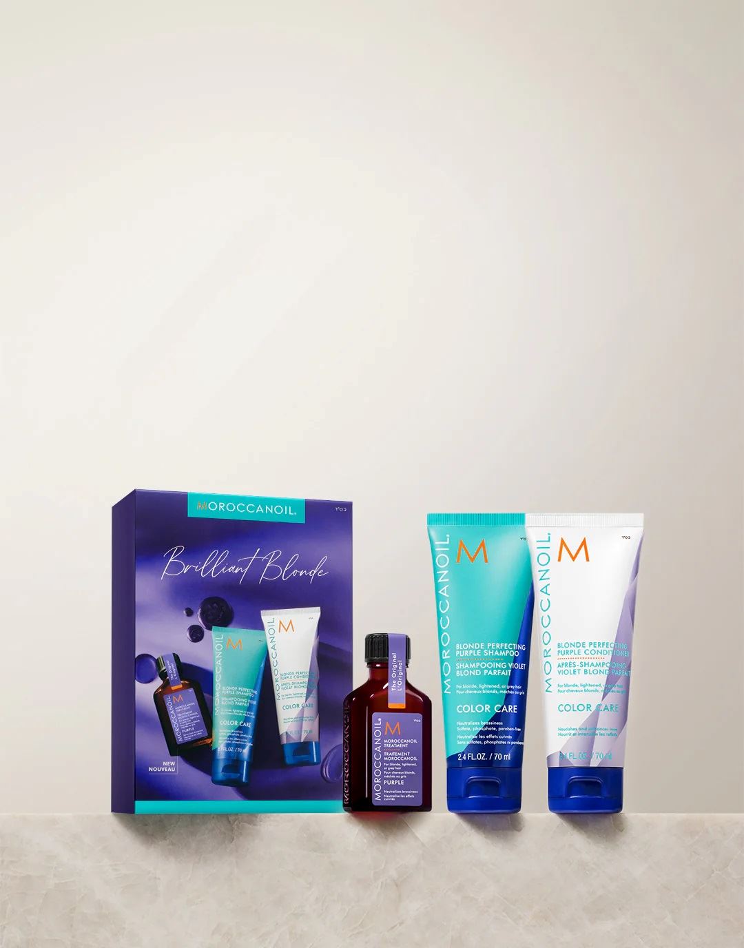 Набір MOROCCANOIL Brilliant Blonde Discovery Set