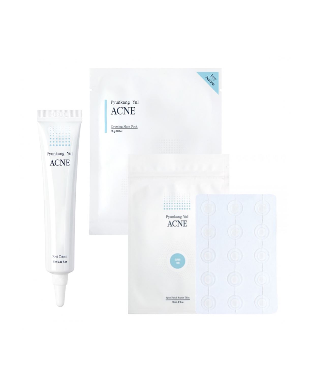 Набір Pyunkang Yul - Acne (cream/15ml + mask/18g + patch/15pc)