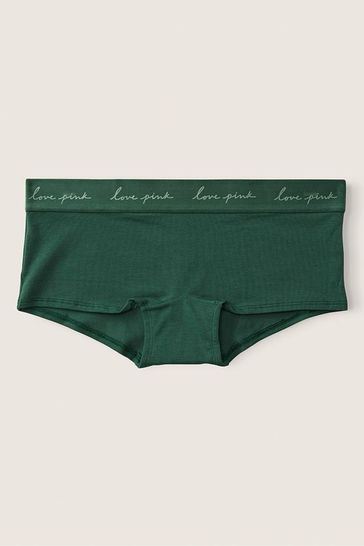 ТРУСИКИ ШОРТИКАМИ Victoria's Secret Pink Cotton Logo Short Knickers