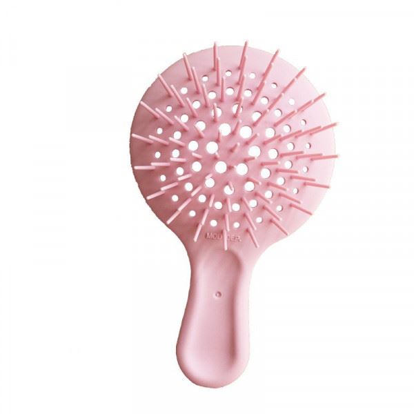 Гребінець для волосся, світло рожева Janeke Superbrush Mini Silicon Line