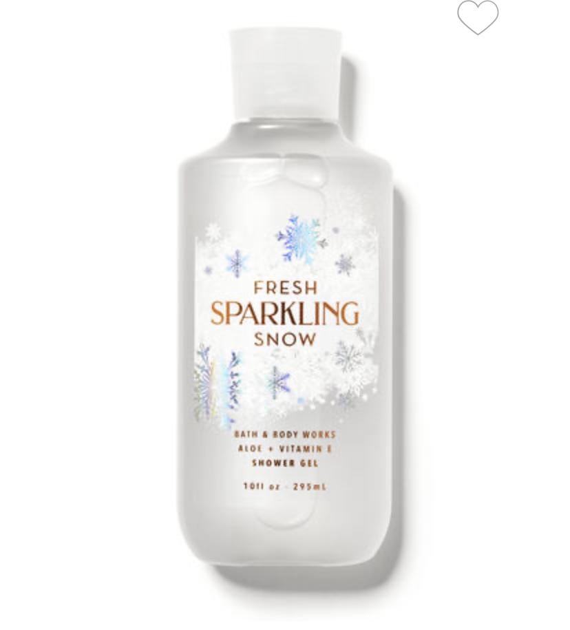 Гель для душа Bath&body works Fresh Sparkling Snow