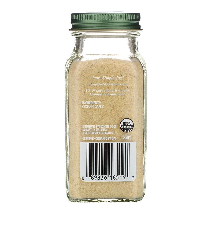 Часниковий порошок Simply Organic (103г)