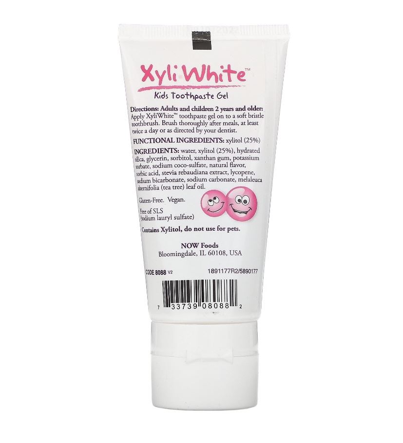 Now Foods XyliWhite,дитяча зубна паста,  85 г