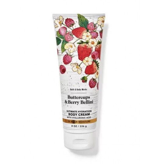 Крем для тіла Bath and body works - BUTTERCUPS & BERRY BELLINI