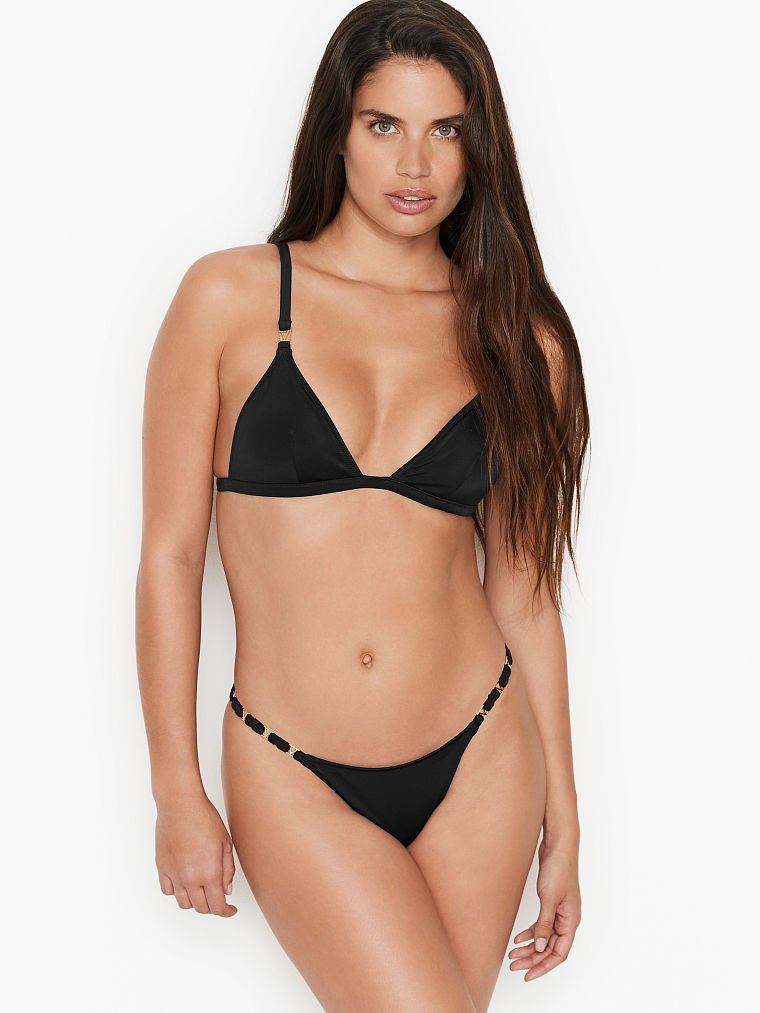 Купальник Victoria's Secret Oceanside Triangle Top & Oceanside Brazilian Bottom Black