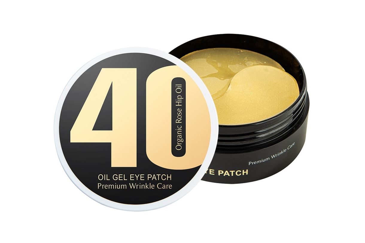 Гідрогелеві омолоджуючі патчі для очей з маточним молочком Lime Forty Oil Gel Eye Patch Premium Wrinkle Care