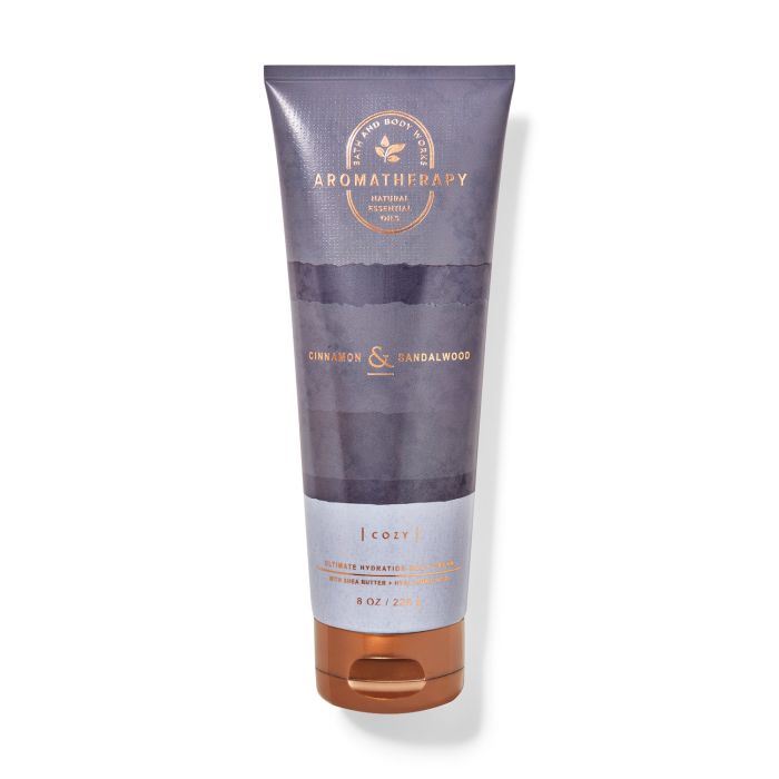 Крем для тіла Bath and body works Aromatherapy - Cozy, cinnamon and sandalwood (226ml)