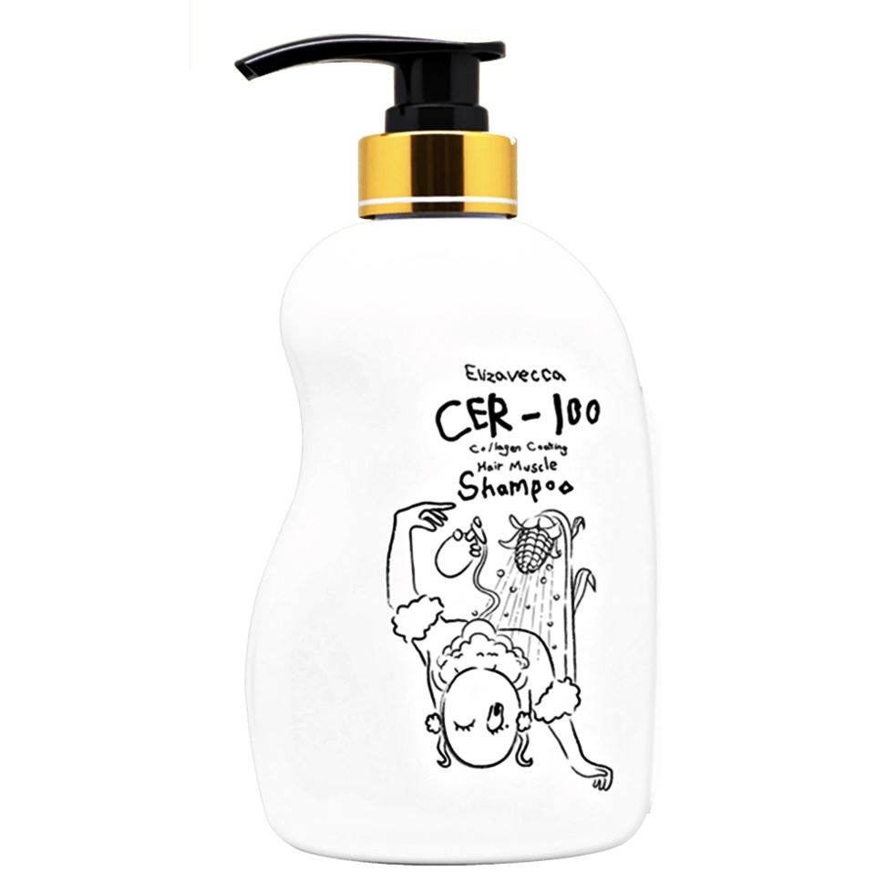 Шампунь для волосся Elizavecca CER-100 Collagen Coating Hair Muscle Shampoo 500 ml