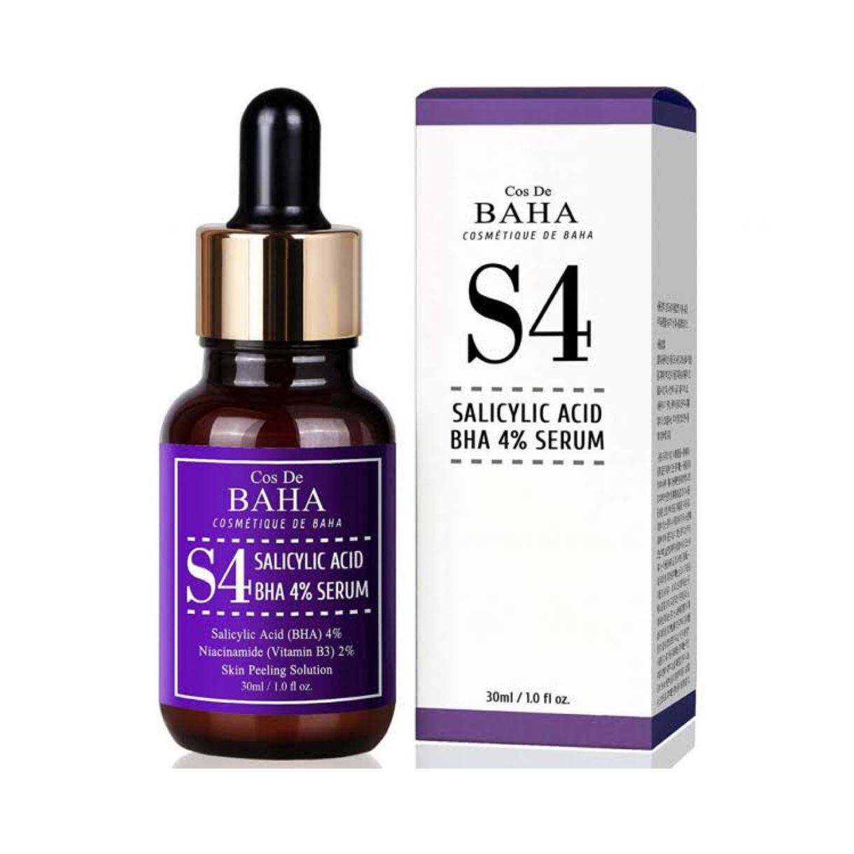 Сироватка з саліциловою кислотою Cos de Baha Salicylic Acid 4% Serum (S4)