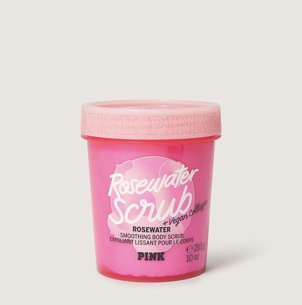 Скраб для тіла Victoria’s Secret Pink - Rosewater Body Scrub Smoothing Body Scrub with Vegan Collagen and Sugar Crystals