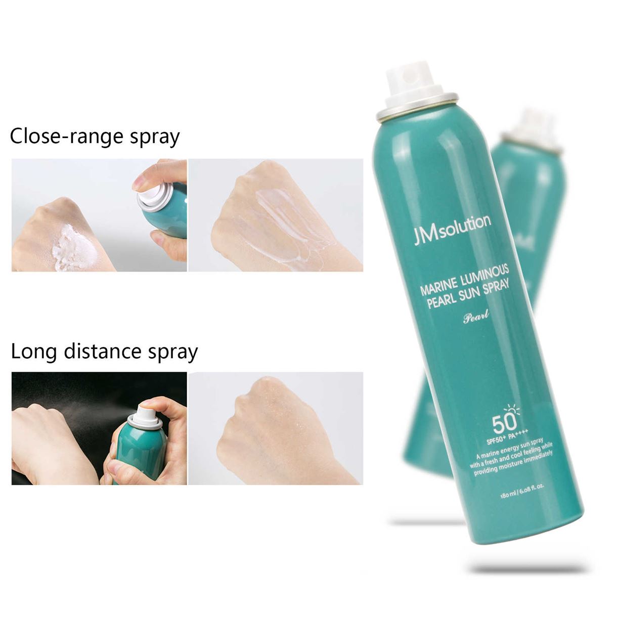 Сонцезахисний спрей для обличчя JMsolution Marine Luminous Pearl Sun Spray Pearl SPF50+ PA++++