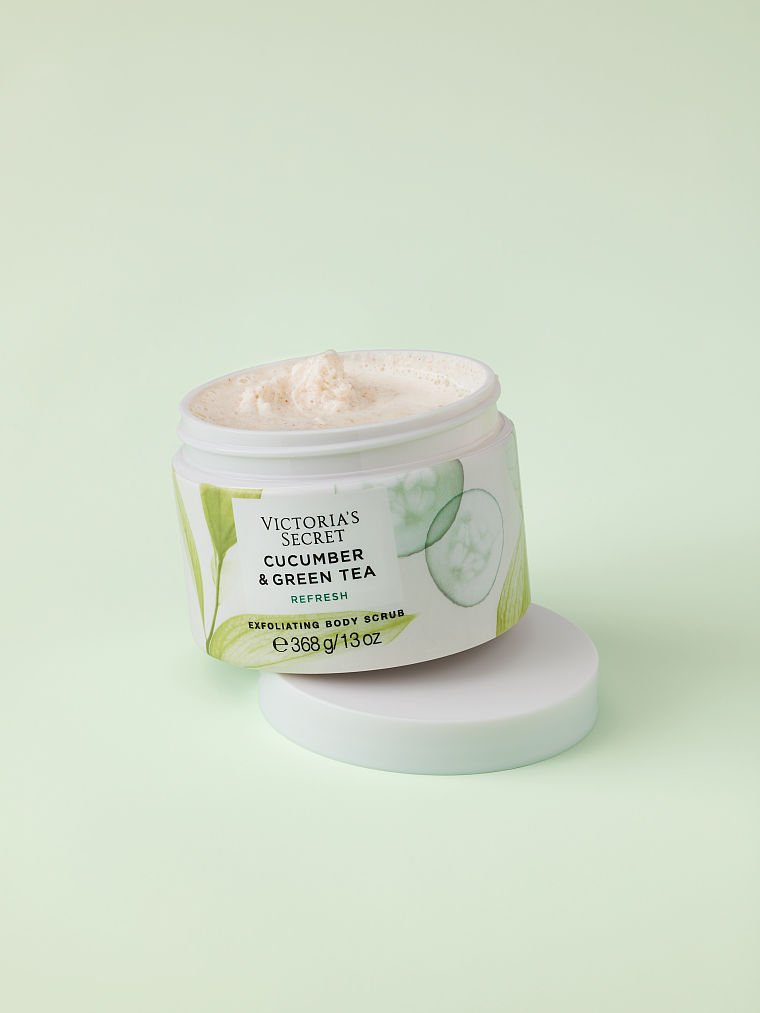 Скраб для Тіла Victoria's Secret Natural Beauty Cucumber & Green Tea Exfoliating Body Scrub 368g