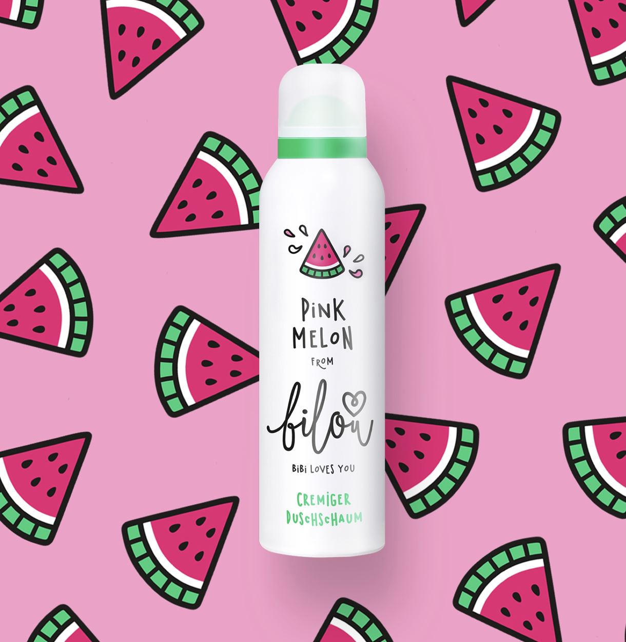 Пінка для душу "Рожевий Кавун" Bilou - Pink Melon