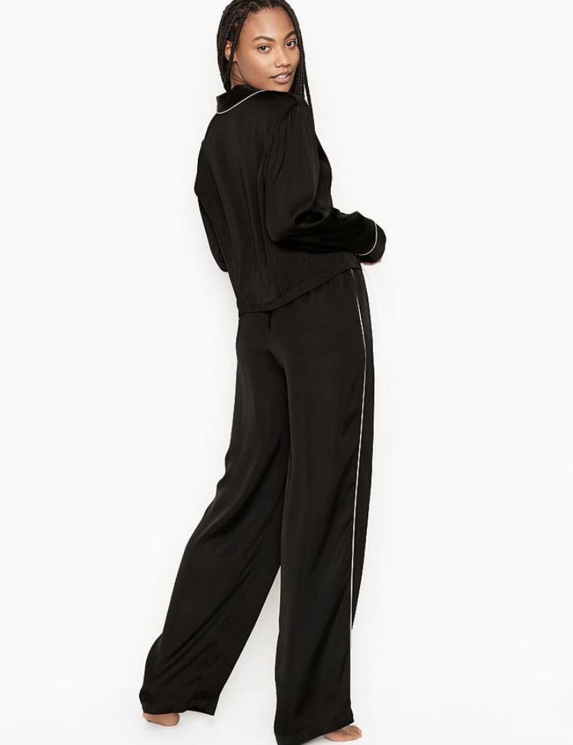 Сатинова піжама VICTORIA’S SECRET THE SATIN LONG PJ SET