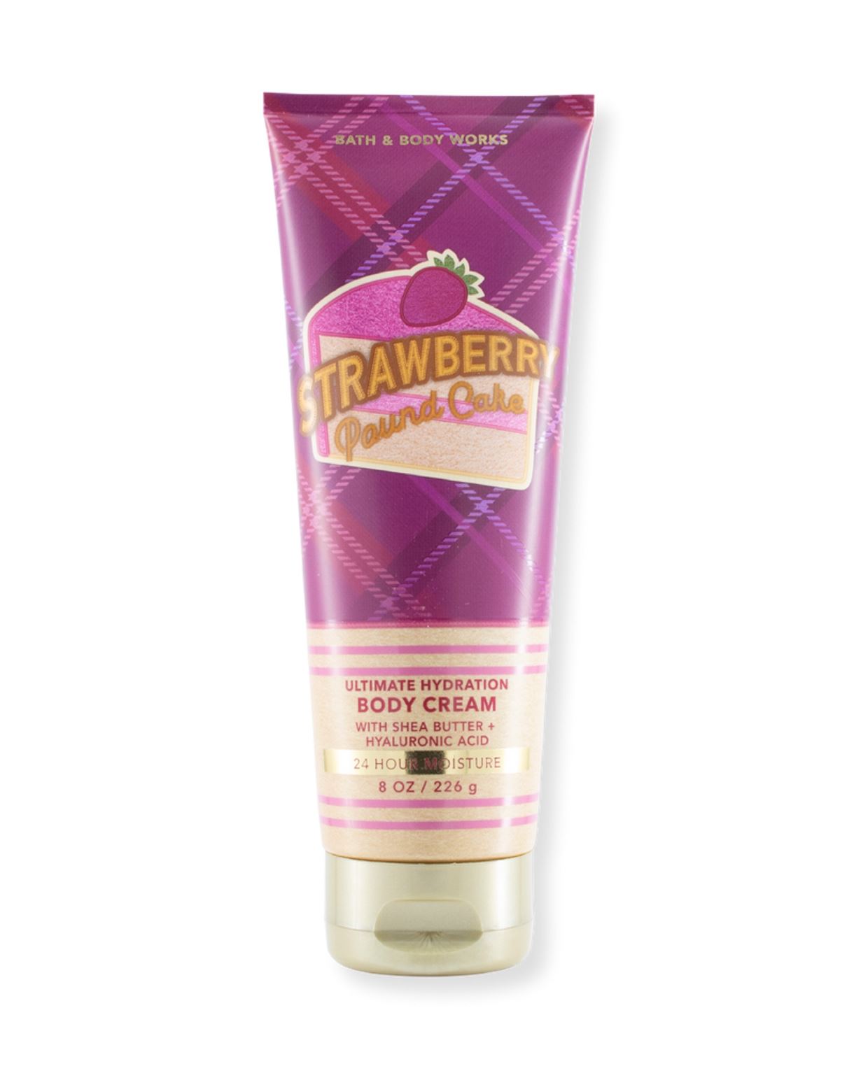 Крем для тіла Bath and body works - STRAWBERRY POUND CAKE Body Cream