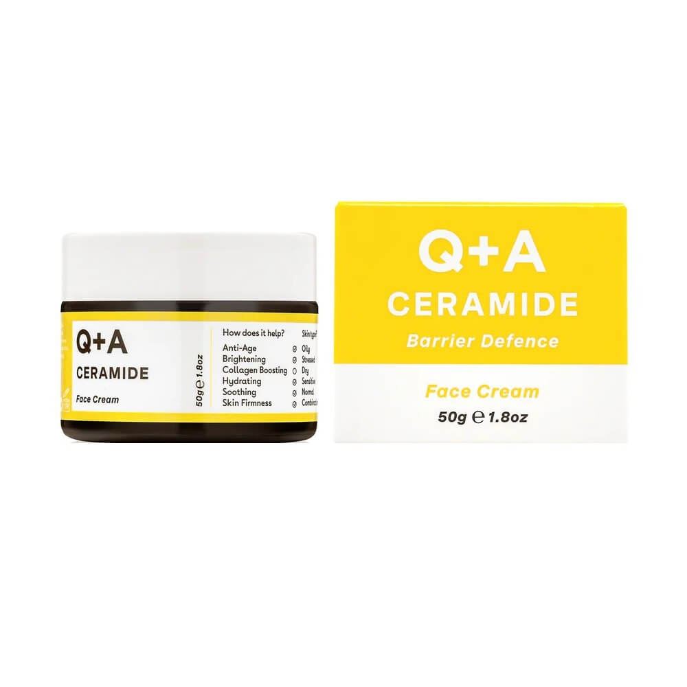 Захисний крем для обличчя з керамідами Q+A - Ceramide Barrier Defence Face Cream - 50ml
