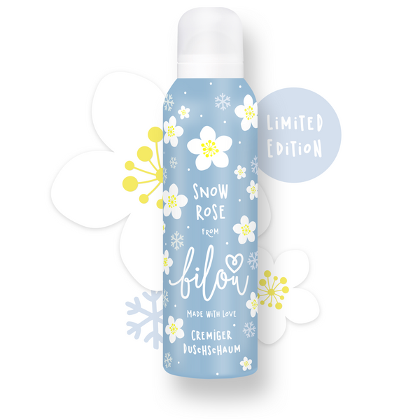 Пінка для душу "снігова троянда" Bilou - Snow Rose (200ml)