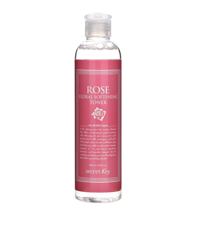 Тонер для сяйва шкіри з екстрактом троянди Secret Key, Rose Floral Softening Toner, 248 мл