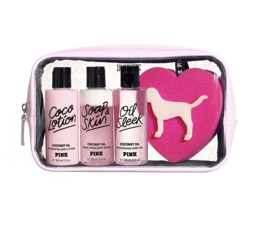 Набор Victoria's Secret PINK Coconut Oil Body Care Gift Set