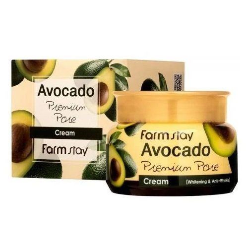 Освітлювальний ліфтинг-крем з екстрактом авокадо FarmStay Avocado Premium Pore Cream