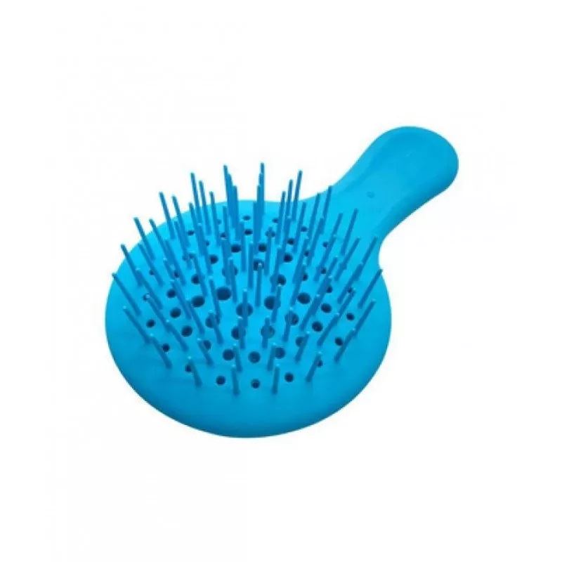 Гребінець для волосся, блакитний Janeke Superbrush Mini Silicon Line