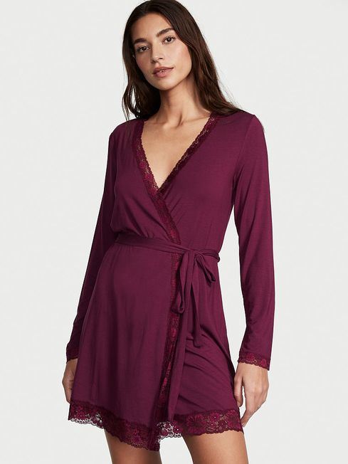 Modal Lace Trim Robe Victoria's Secret - Домашній халат