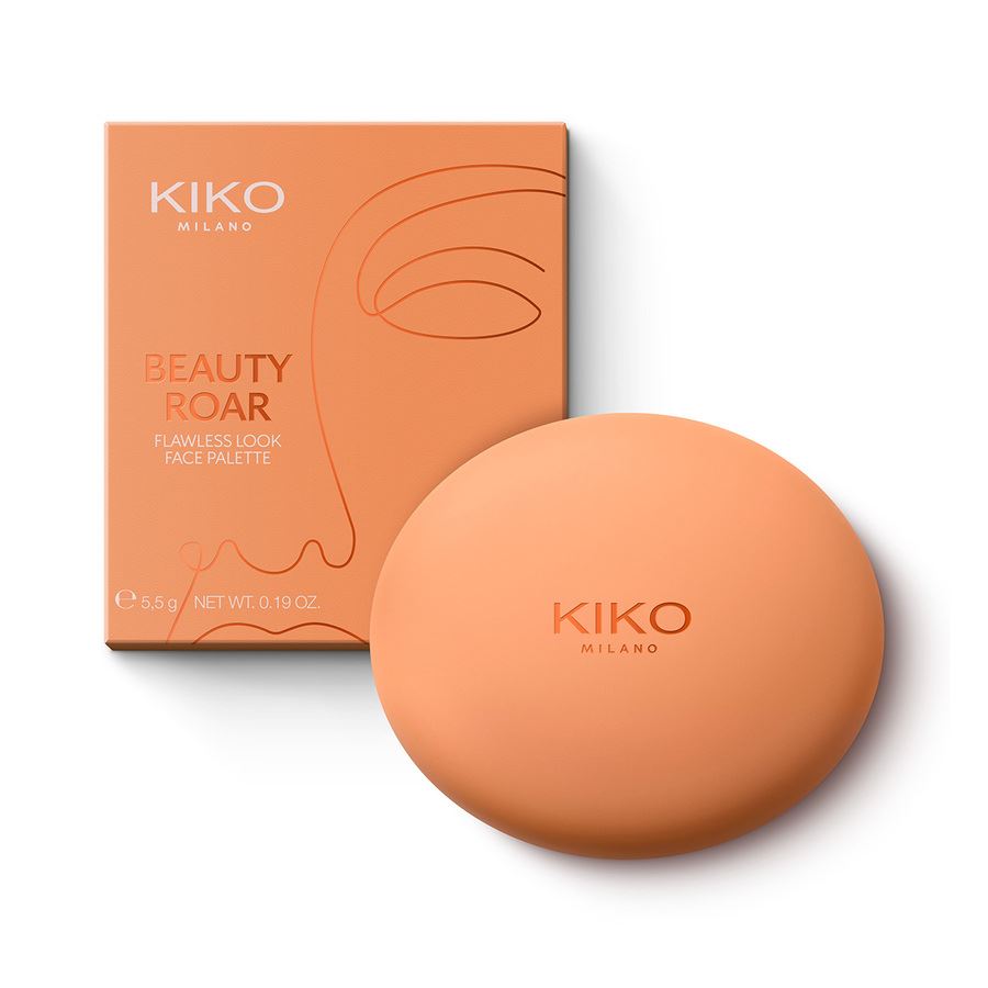Kiko Бездоганний вигляд обличчя палетка Beauty Roar Flawless Look Face Palette