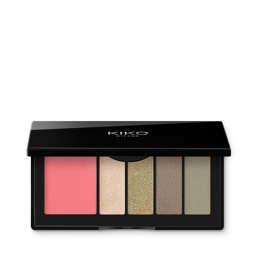 Палетка тіней Kiko Smart Eyes And Cheeks Palette відтінок 02