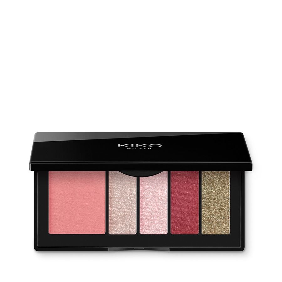 Палетка тіней Kiko Smart Eyes And Cheeks Palette відтінок 04