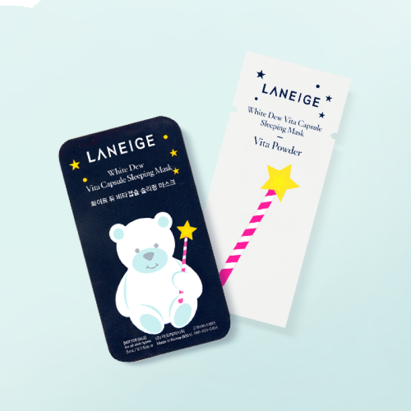 КАПСУЛЬНА НІЧНА МАСКА LANEIGE - WHITE DEW VITA CAPSULE SLEEPING MASK, 1шт