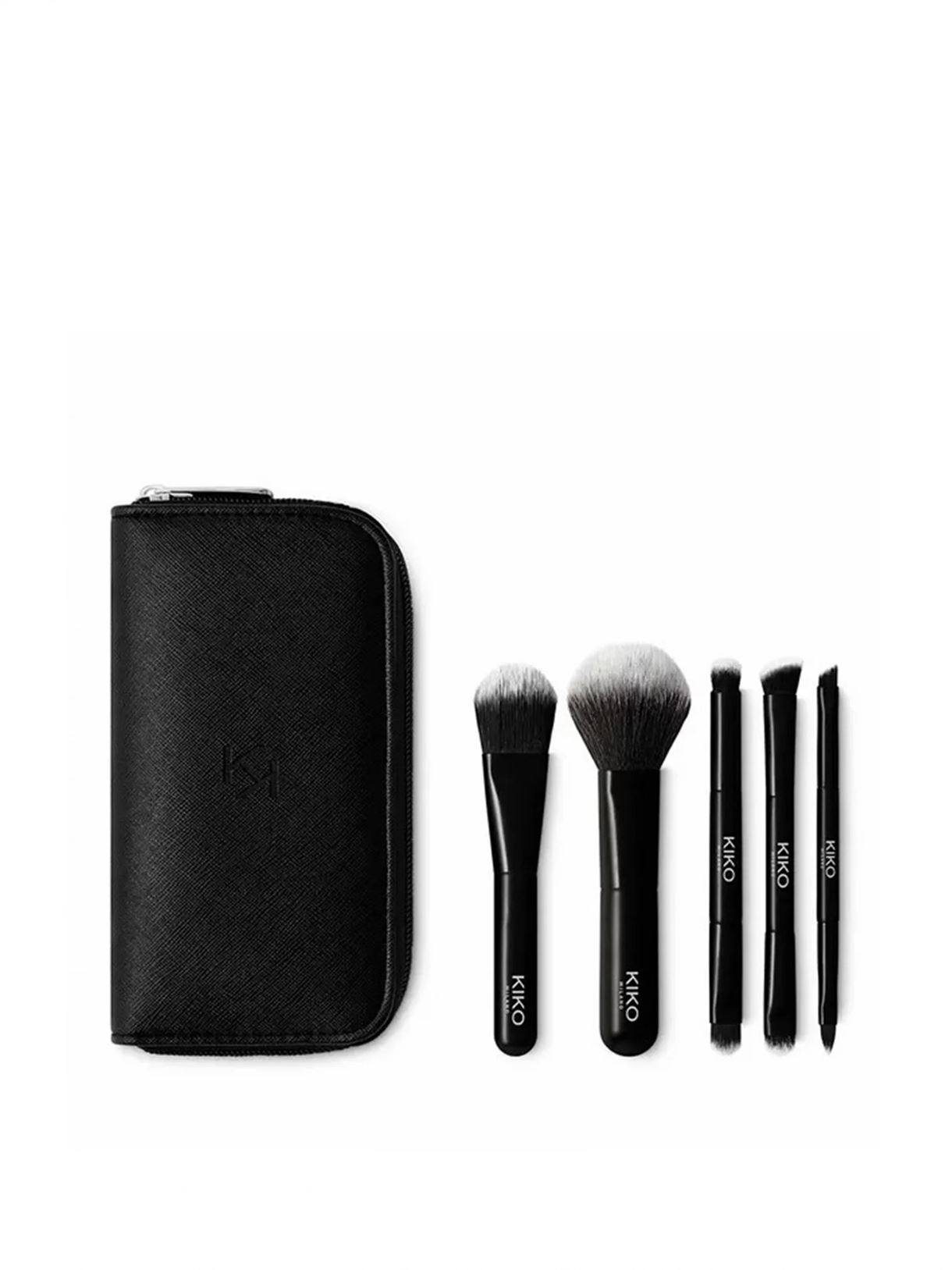Дорожній набір з 5 професійних пензлів Kiko Milano Travel Brush Set