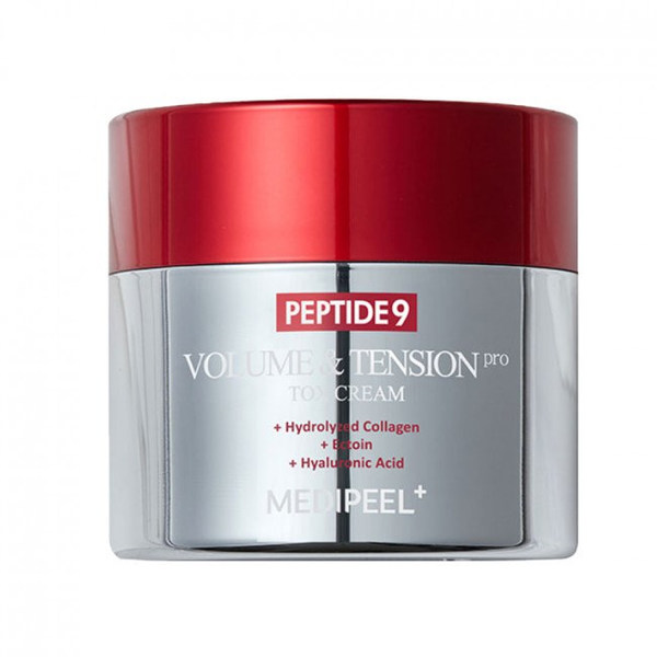 MEDI PEEL PEPTIDE 9 VOLUME AND TENSION TOX CREAM PRO - Антивіковий крем на основі волюфіліну та пептидів 50ml