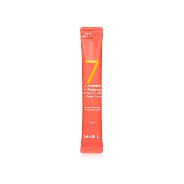 Гель для душу з ароматом ірису Masil 7 Ceramide Perfume Shower Gel Sweet Love 8ml