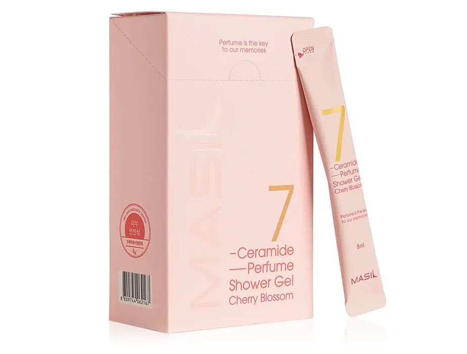 Гель для душу з ароматом квітучої вишні Masil 7 Ceramide Perfume Shower Cherry Blossom 8ml